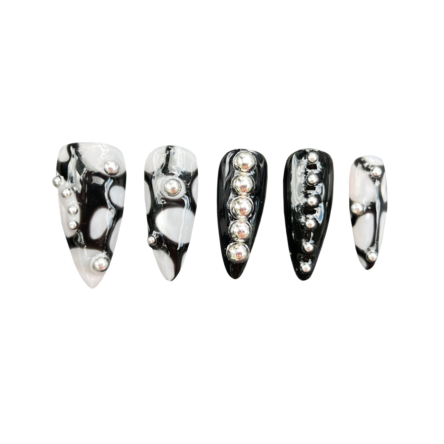 Sticky Black and Silver