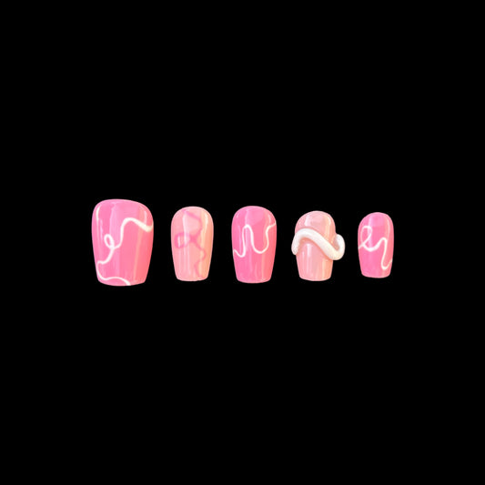Pink Squiggles